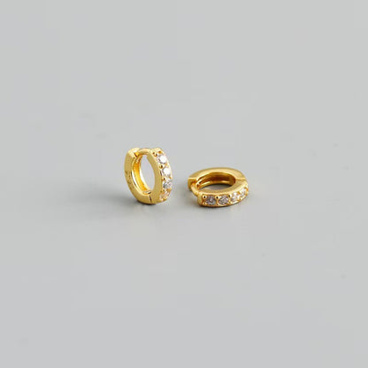 Orecchini creoli zircone
