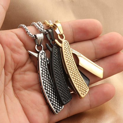 Collana ciondolo punk