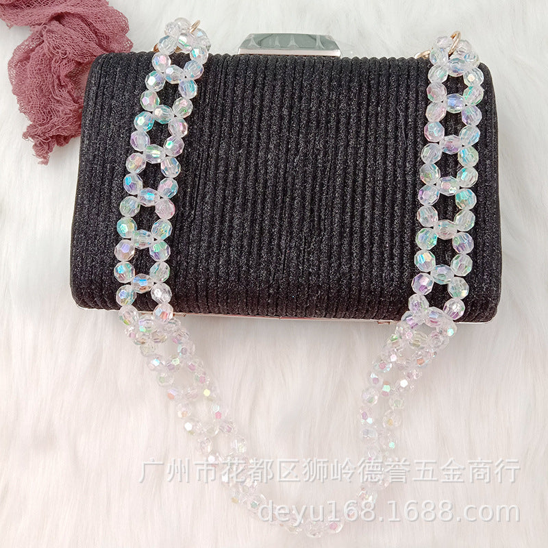 Collana perle intrecciata