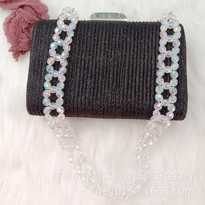 Collana perle intrecciata