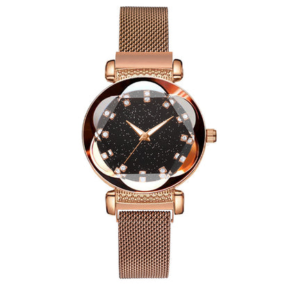 Orologio donna mesh diamanti