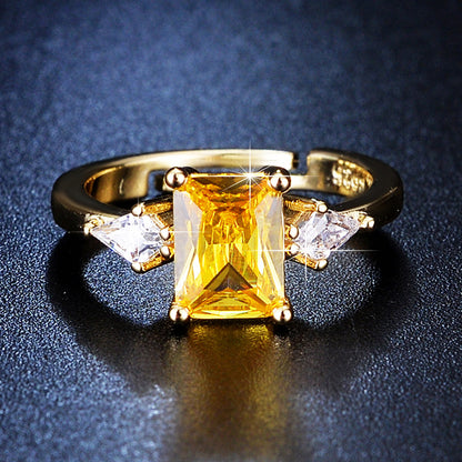 Anello pietre colorate regolabile