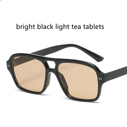 Occhiali retro doppio ponte