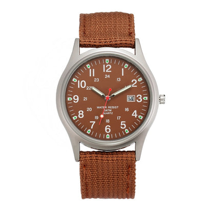 Orologio militare in tessuto