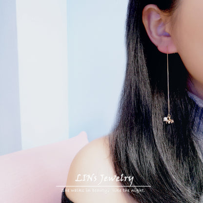 Orecchino Clip Loto Oro