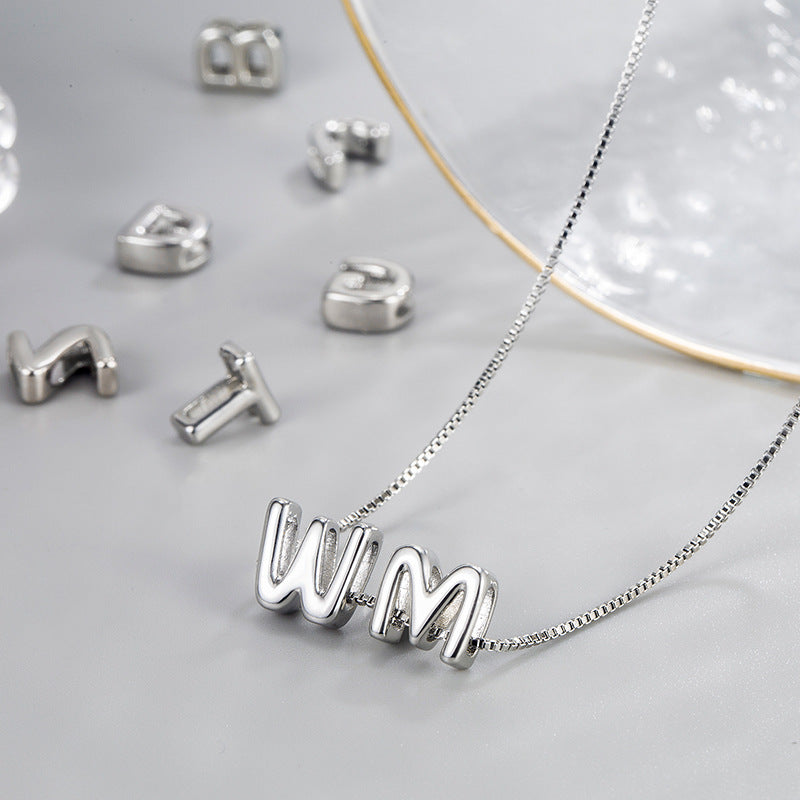 Collana lettere alfabeto da donna