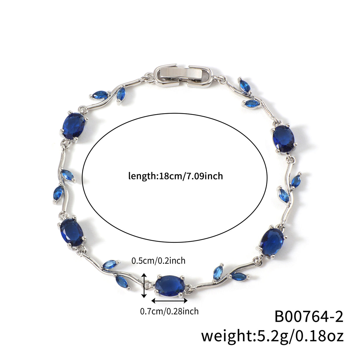 Bracciale Zircone Geometrico