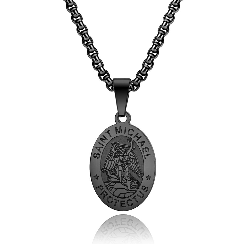 Collana angelo nero