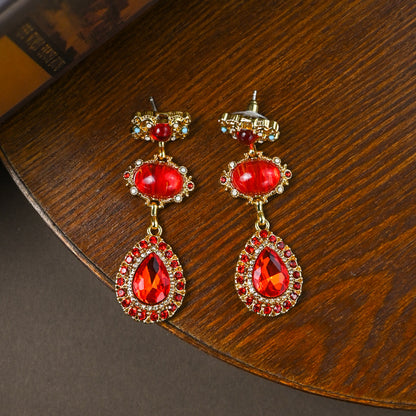 Set collana bracciale orecchini cristallo