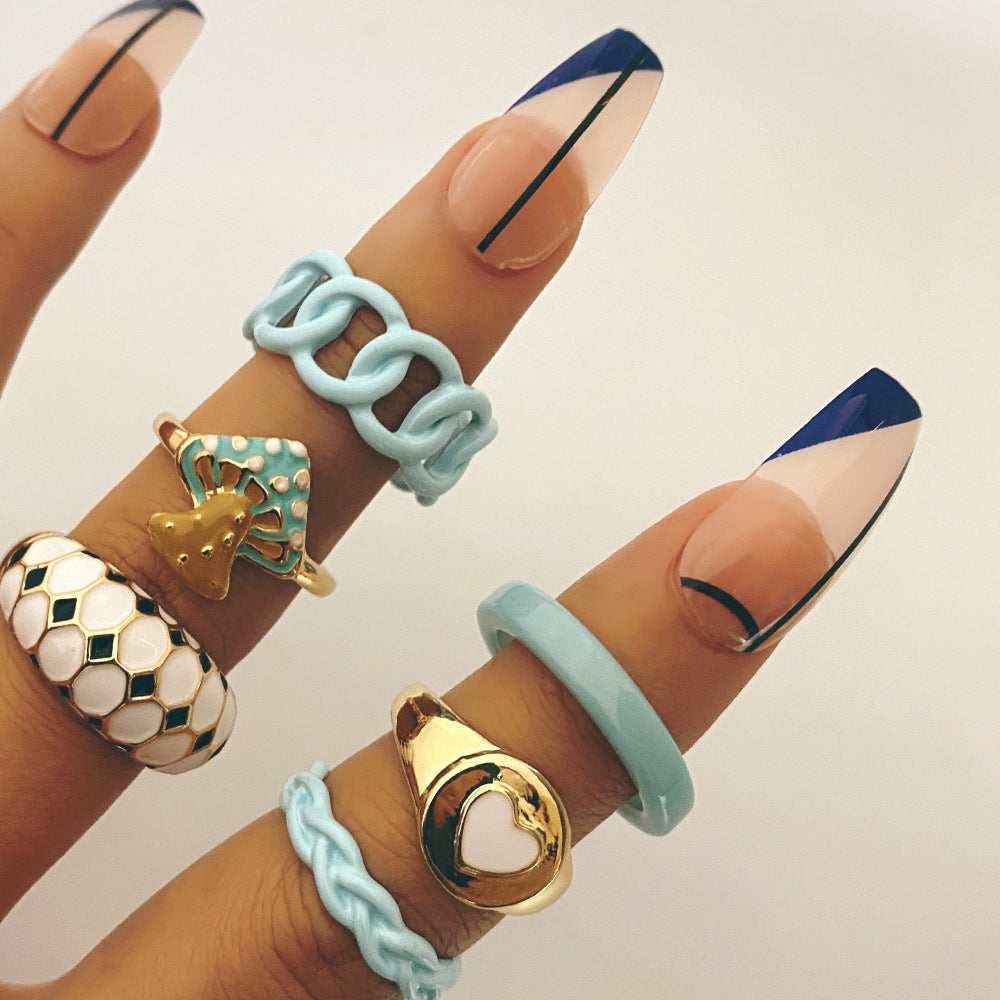 Set anelli resina