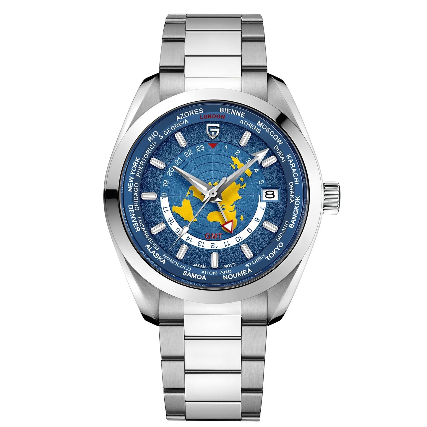Orologio meccanico GMT