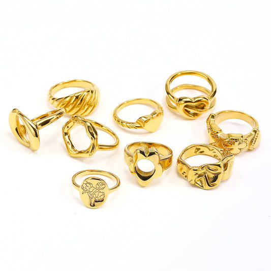 Anello Cuore Fiore