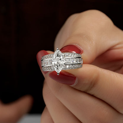 Anello con intarsi