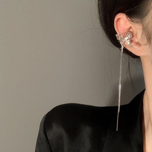 Fermaglio farfalla zircone da donna