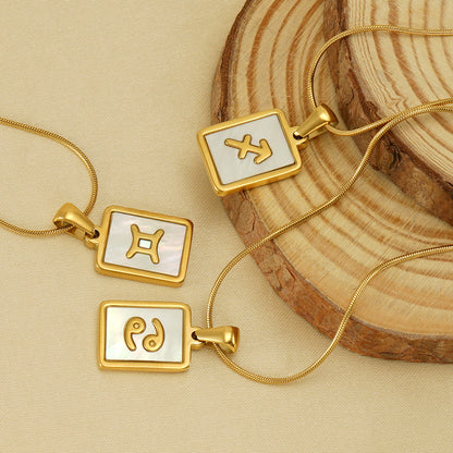 Collana costellazione acciaio