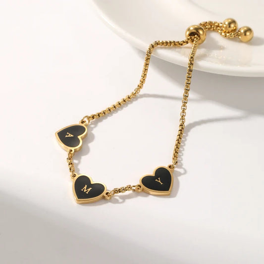 Bracciale cuore multicolore