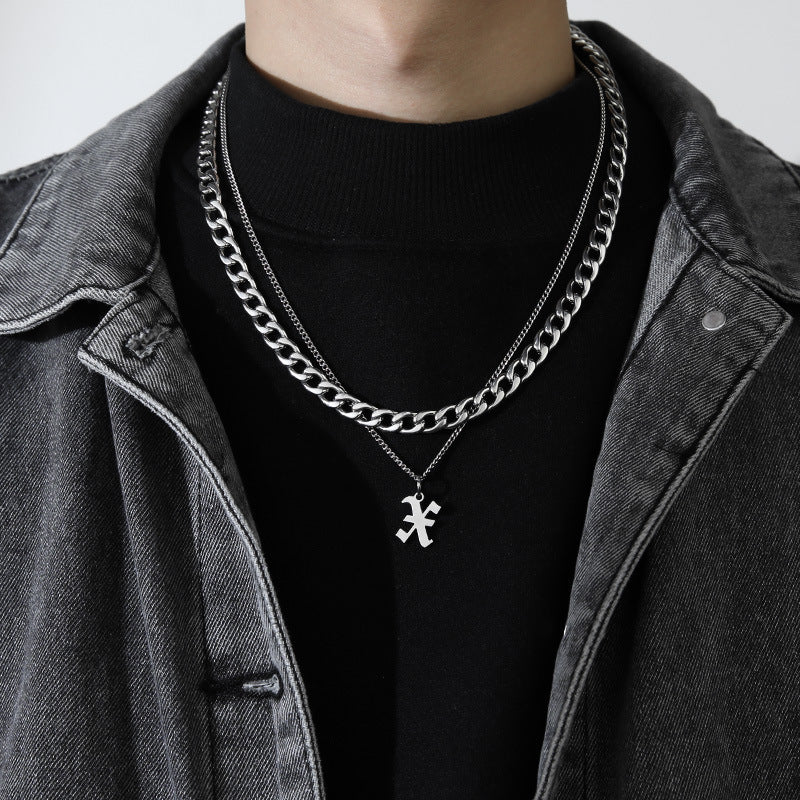 Collana Lettera Titanio