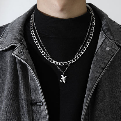 Collana Lettera Titanio