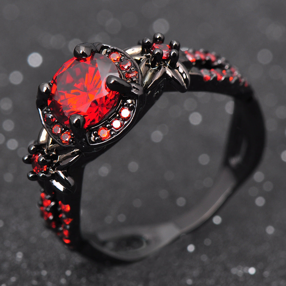 Anello opale con diamante