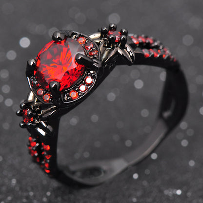 Anello opale con diamante