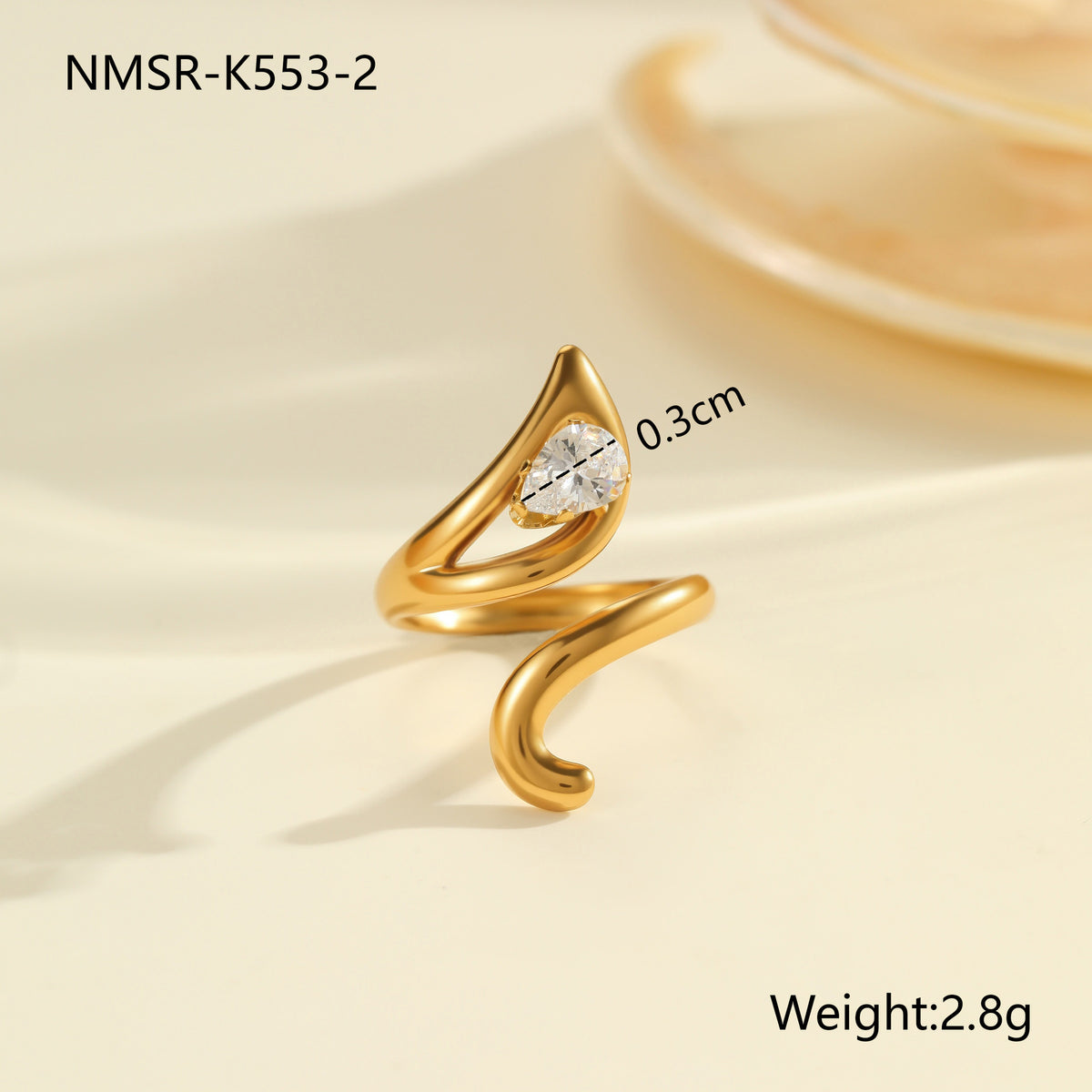 Anello zircone
