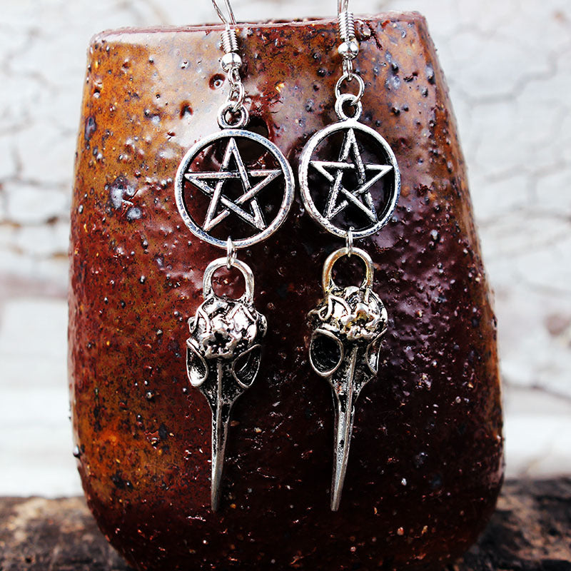 Collana teschio pentagramma