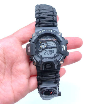 Orologio trekking con paracord