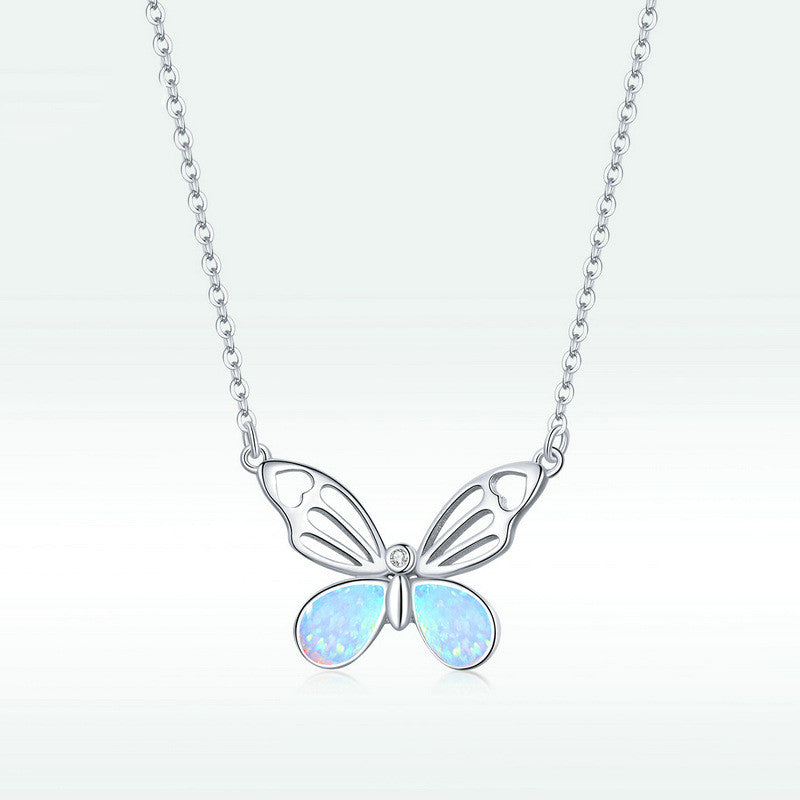 Collana farfalla argento metamorfosi