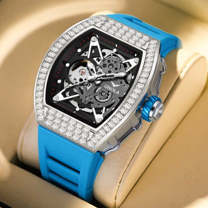 Orologio scheletrato silicone