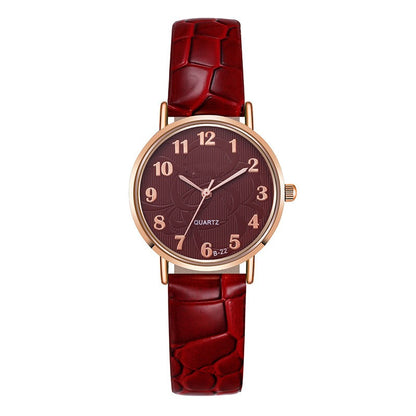 Orologio da donna impermeabile semplice al quarzo