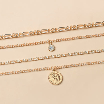 Collana moneta punk