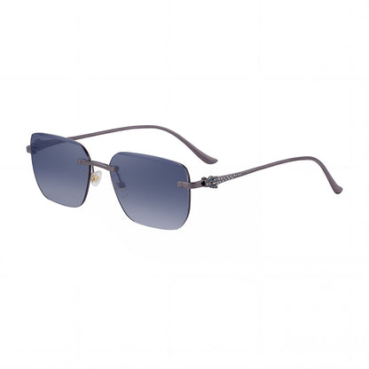 Occhiali da sole quadrati rimless