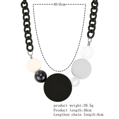 Collana catena acrilica