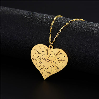 Collana Cuore Puzzle