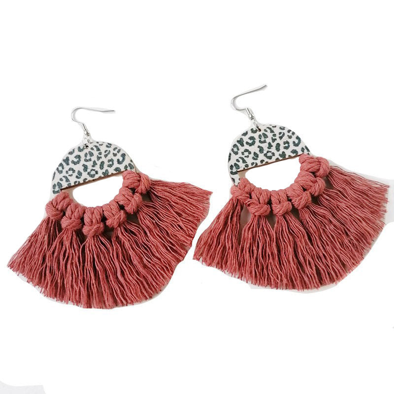 Orecchini conchiglia nappe
