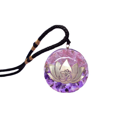 Collana Resina Cristallo