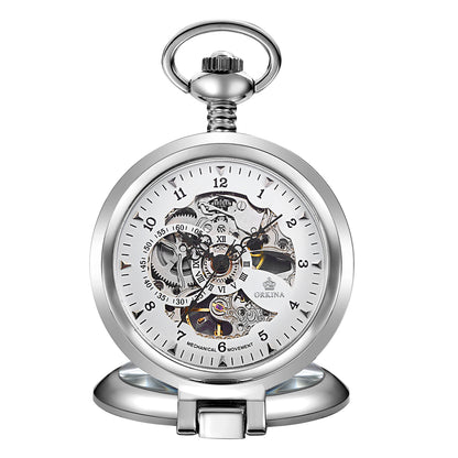 Orologio da tasca meccanico scheletro