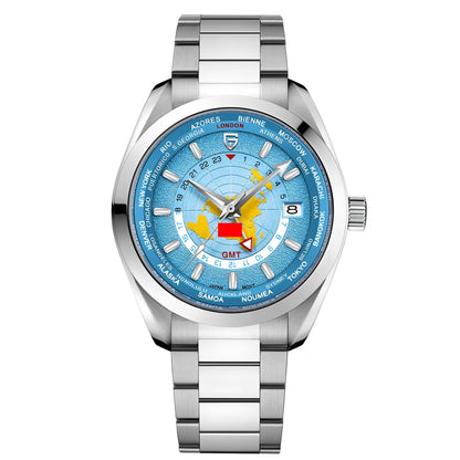 Orologio meccanico GMT