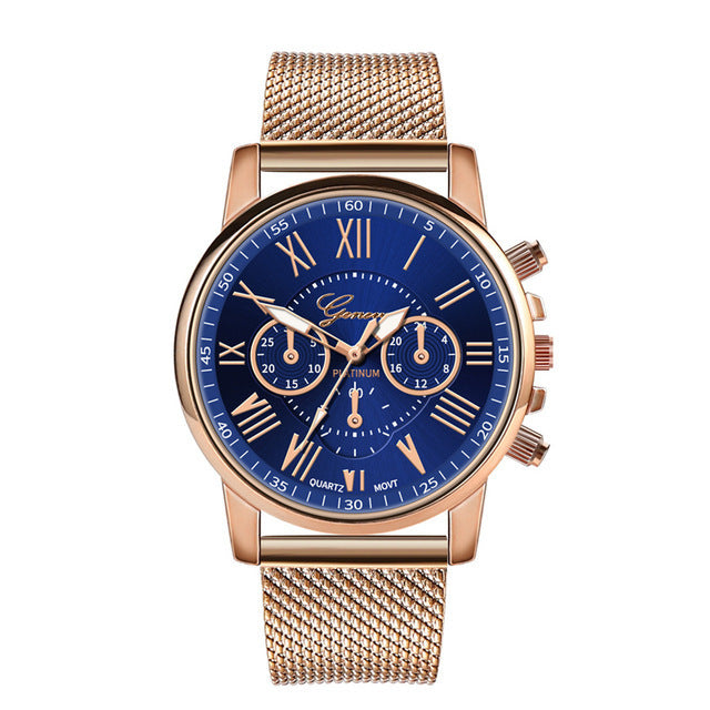 Orologio donna silicone cinturino a maglia