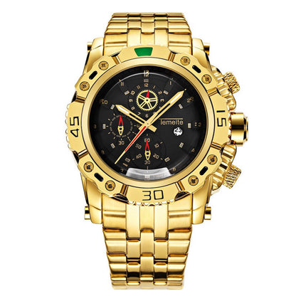 Orologio acciaio impermeabile quarzo con cinturino
