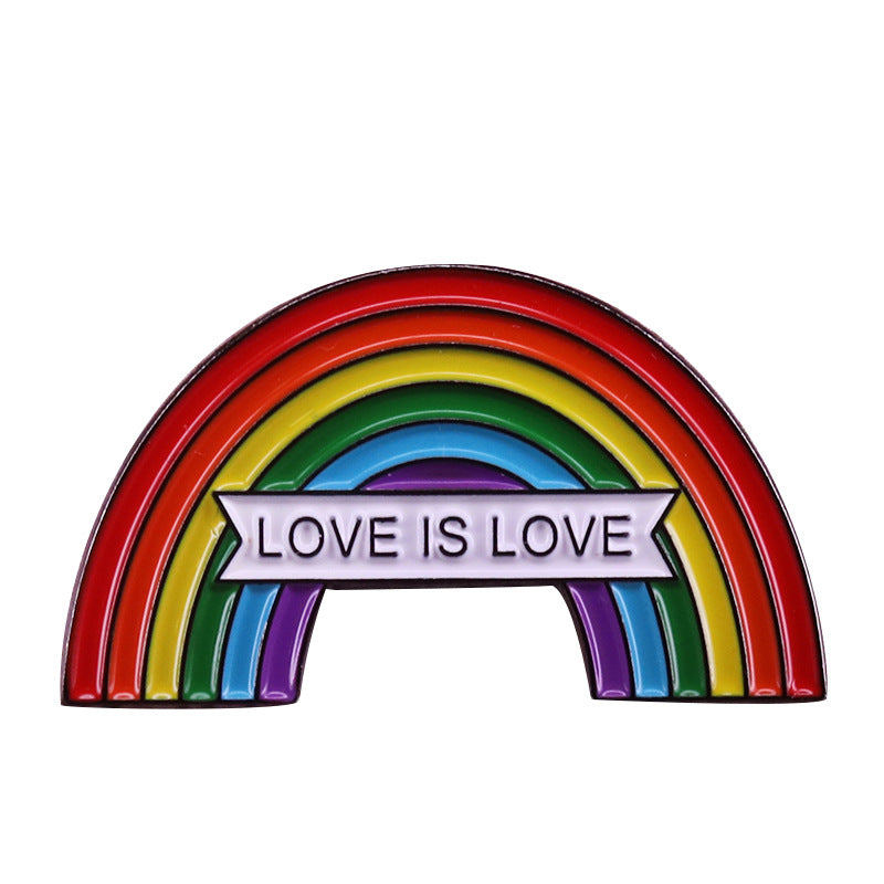 Spilla arcobaleno pride
