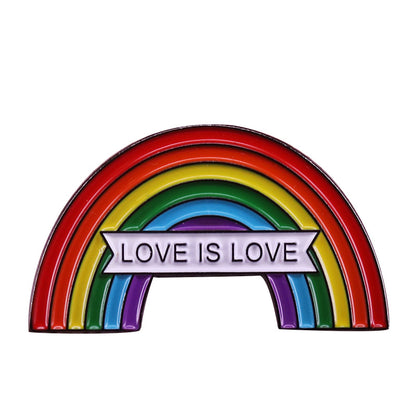 Spilla arcobaleno pride