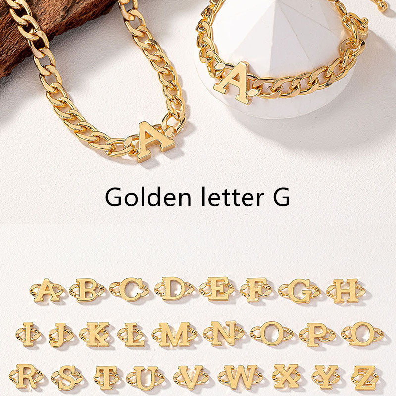 Collana e bracciale con lettere