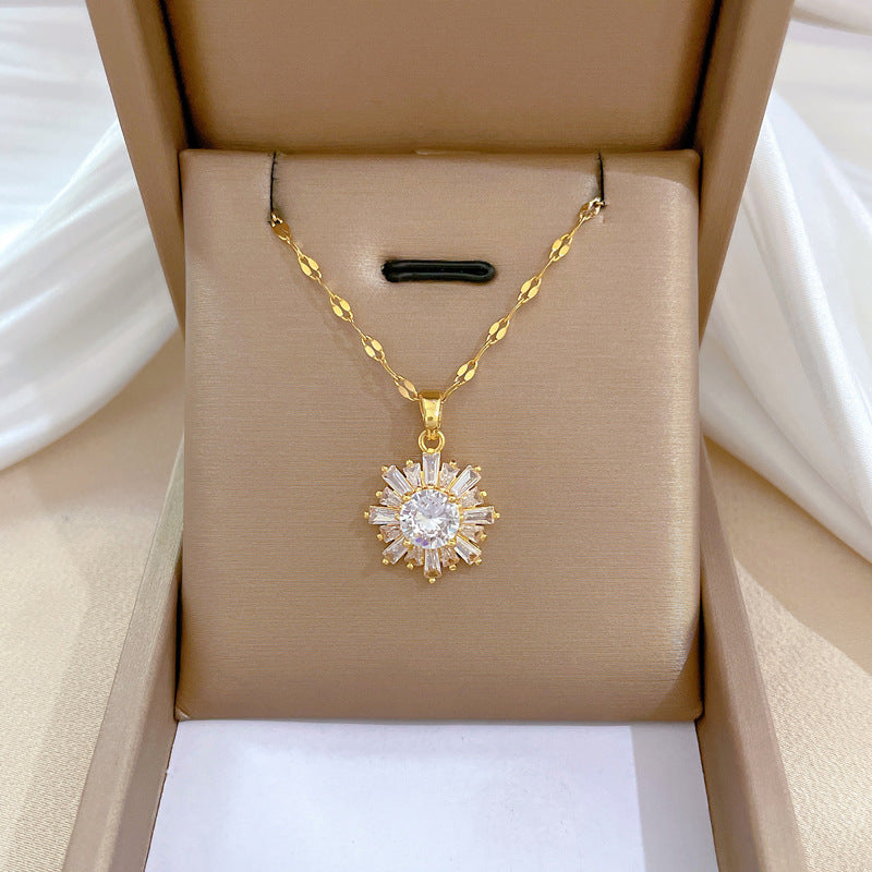 Collana fiocco neve donna