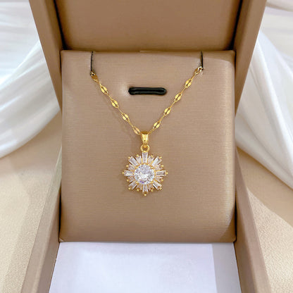 Collana fiocco neve donna