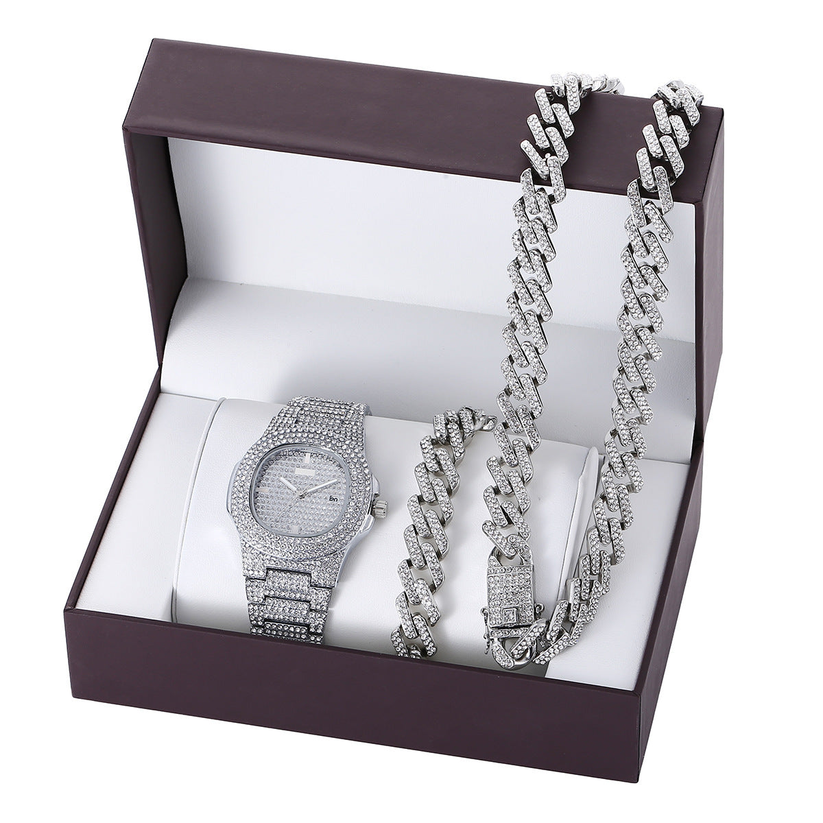 Set orologio bracciale diamanti