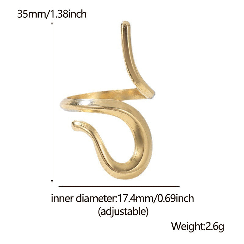 Anello geometrico aperto per l'indice