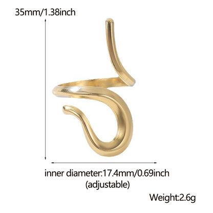 Anello geometrico aperto per l'indice