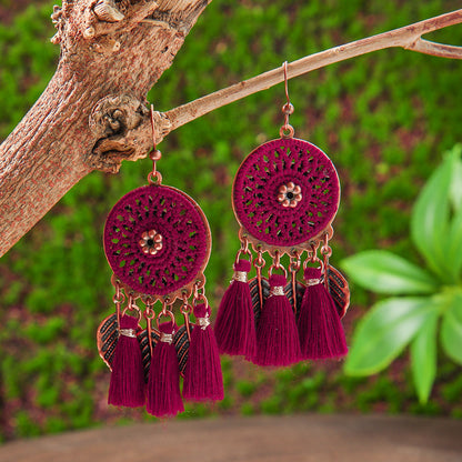 Orecchini boho con nappe