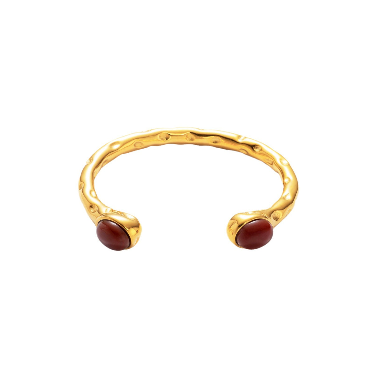 Bracciale titanio oro zircone